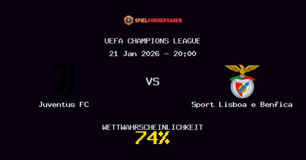 Juventus FC vs Sport Lisboa e Benfica Spielvorhersage - UEFA Champions League - Wett-Tipps