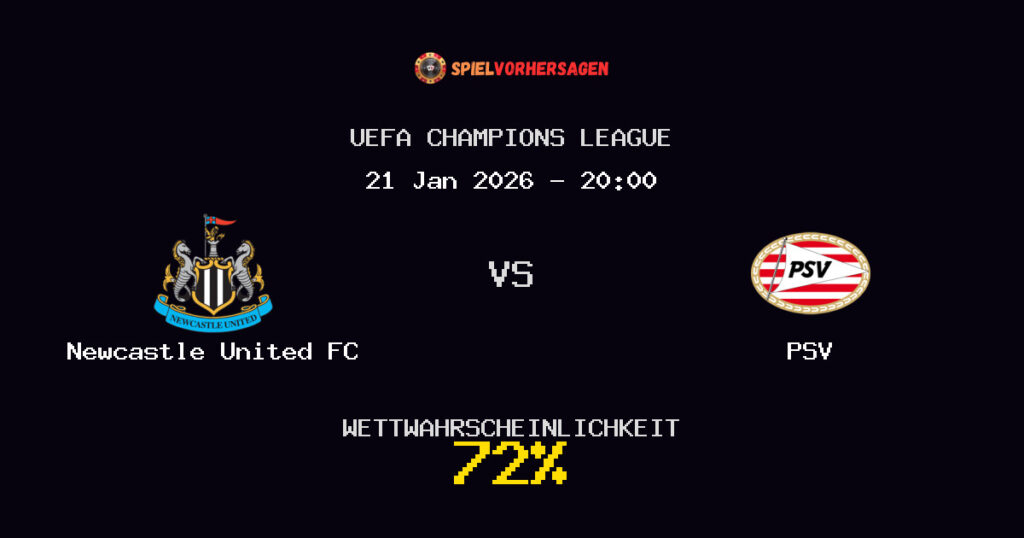 Newcastle United FC vs PSV Spielvorhersage - UEFA Champions League - Wett-Tipps