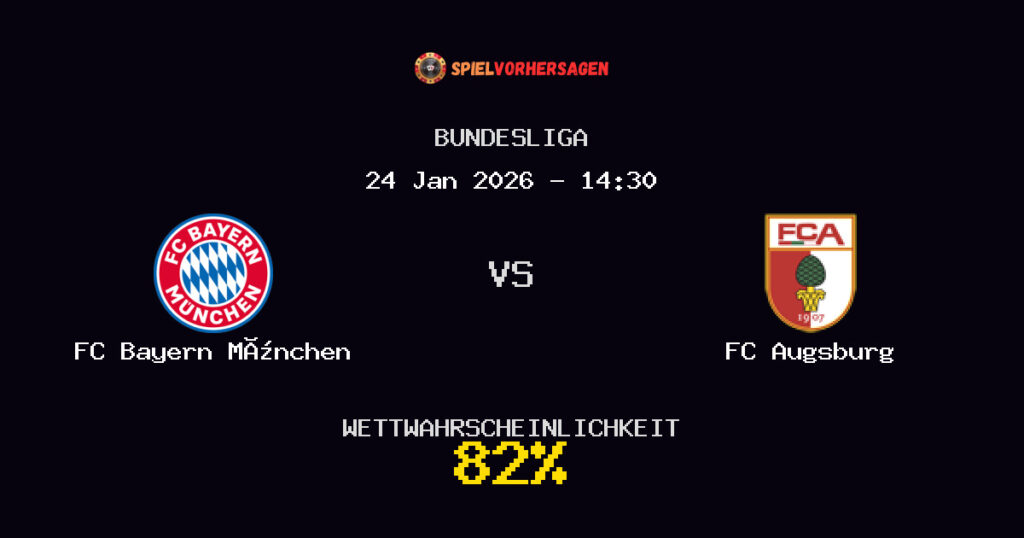 FC Bayern München vs FC Augsburg Spielvorhersage - Bundesliga - Wett-Tipps
