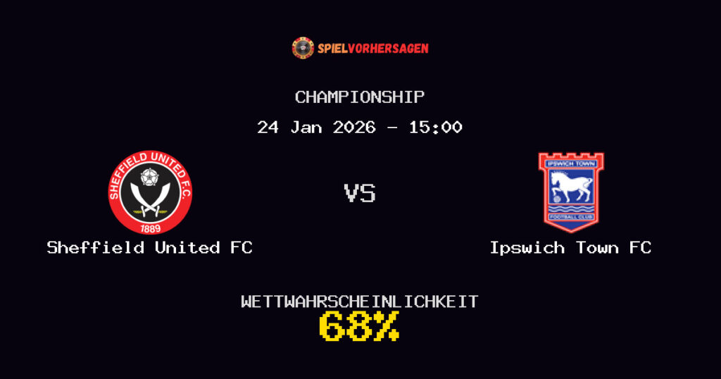 Sheffield United FC vs Ipswich Town FC Spielvorhersage - Championship - Wett-Tipps
