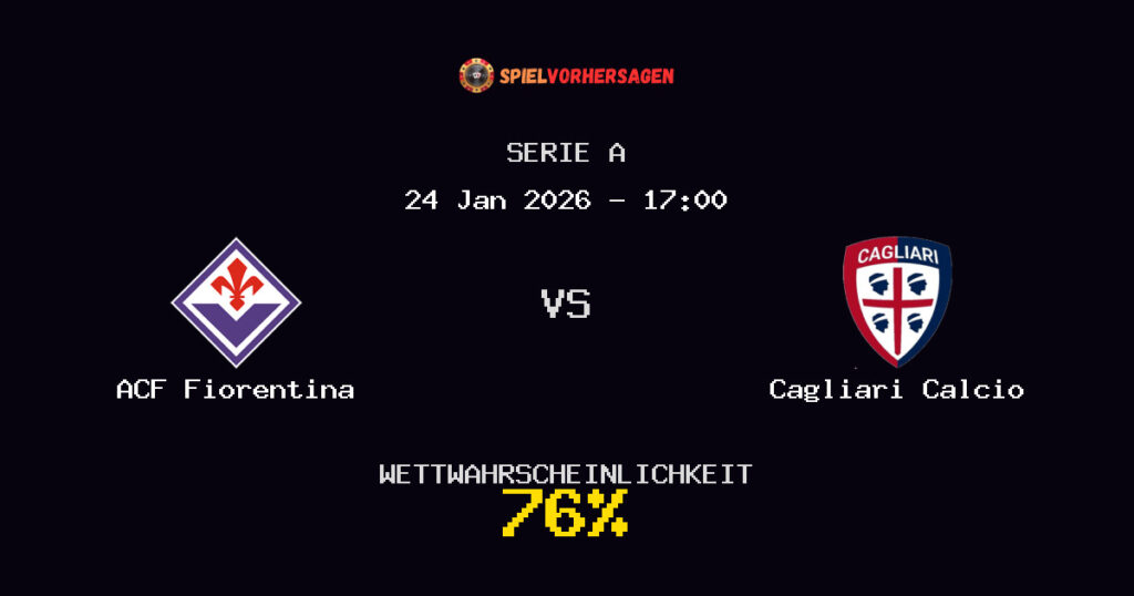 ACF Fiorentina vs Cagliari Calcio Spielvorhersage - Serie A - Wett-Tipps