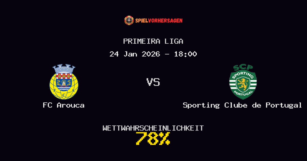 FC Arouca vs Sporting Clube de Portugal Spielvorhersage - Primeira Liga - Wett-Tipps