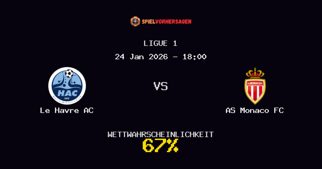 Le Havre AC vs AS Monaco FC Spielvorhersage - Ligue 1 - Wett-Tipps