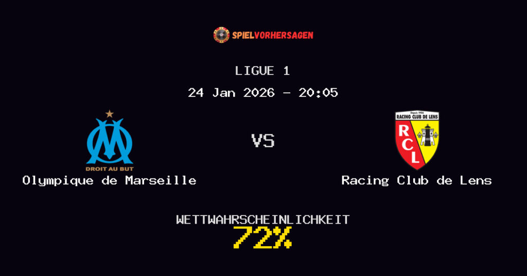 Olympique de Marseille vs Racing Club de Lens Spielvorhersage - Ligue 1 - Wett-Tipps