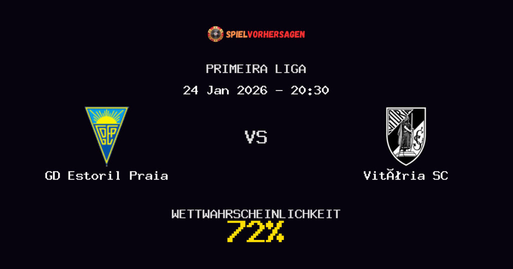 GD Estoril Praia vs Vitória SC Spielvorhersage - Primeira Liga - Wett-Tipps