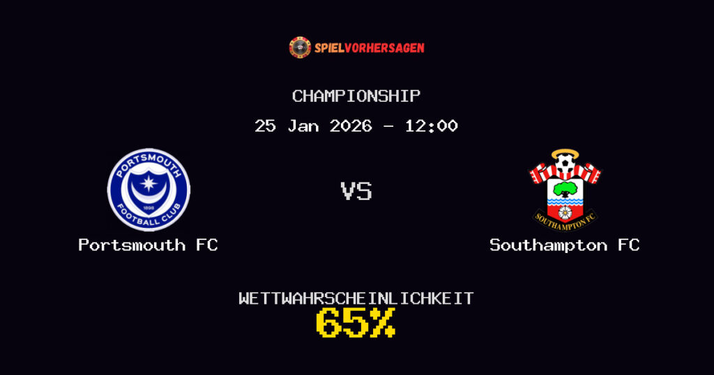 Portsmouth FC vs Southampton FC Spielvorhersage - Championship - Wett-Tipps