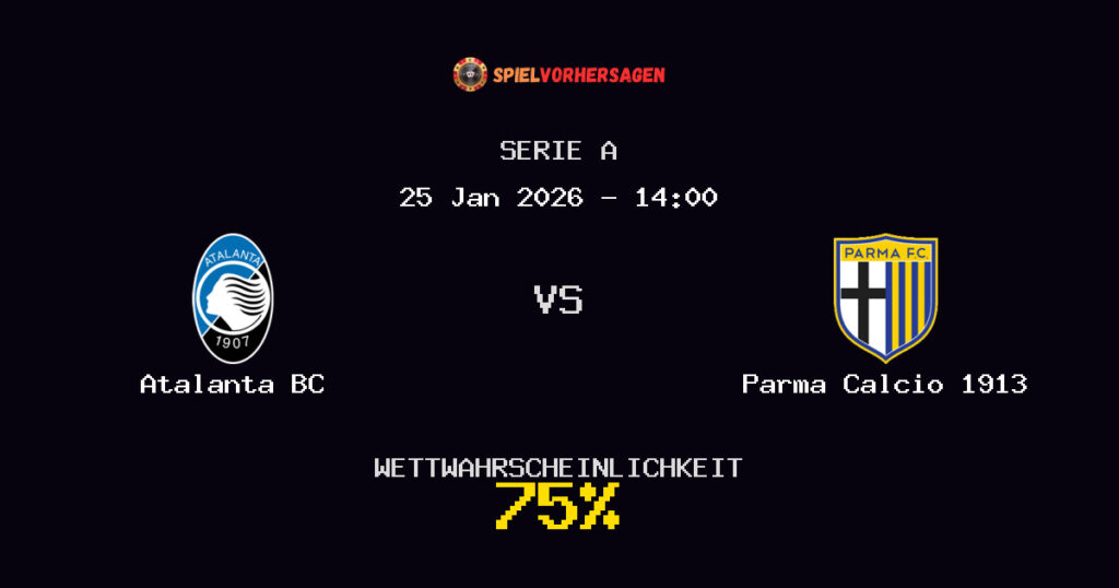 Atalanta BC vs Parma Calcio 1913 Spielvorhersage - Serie A - Wett-Tipps