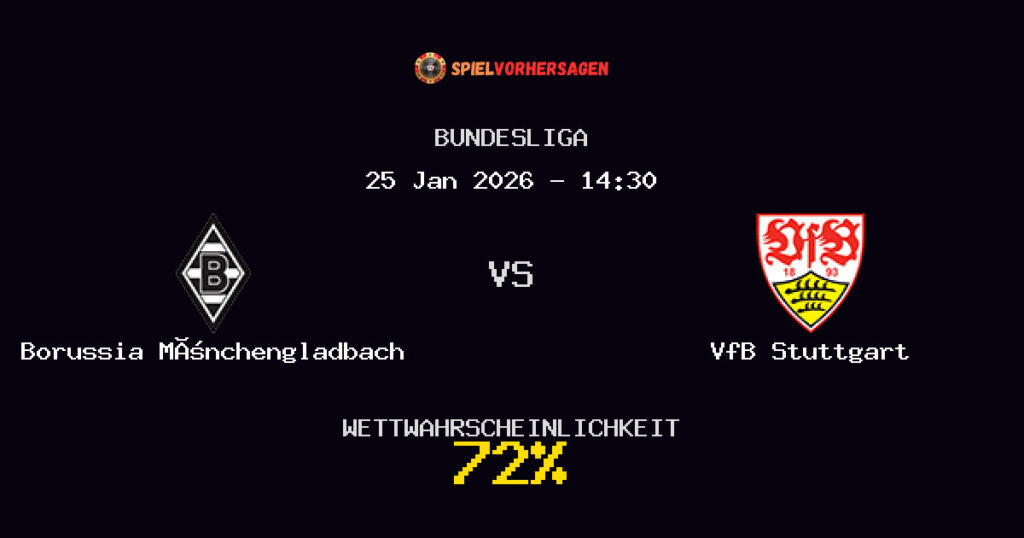 Borussia Mönchengladbach vs VfB Stuttgart Spielvorhersage - Bundesliga - Wett-Tipps