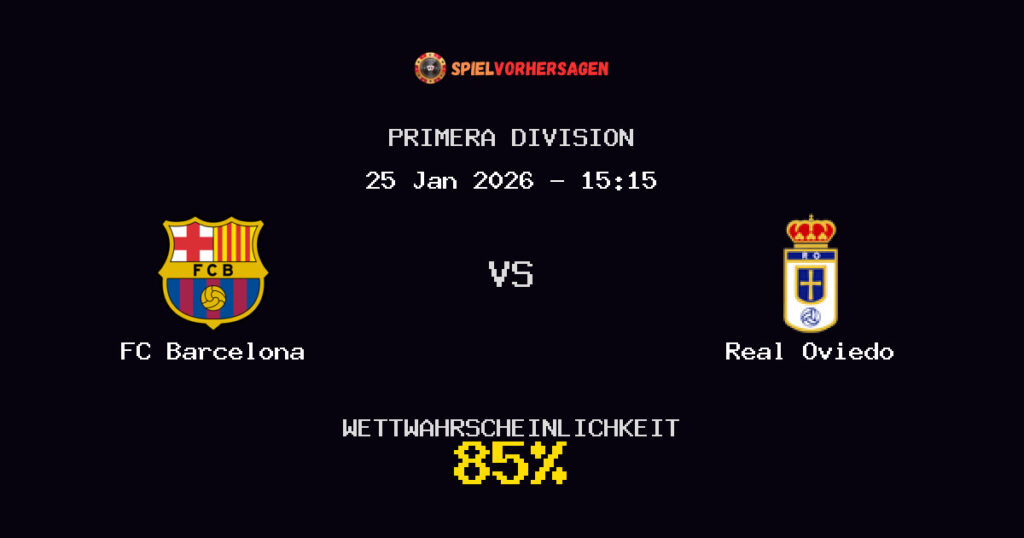 FC Barcelona vs Real Oviedo Spielvorhersage - Primera Division - Wett-Tipps