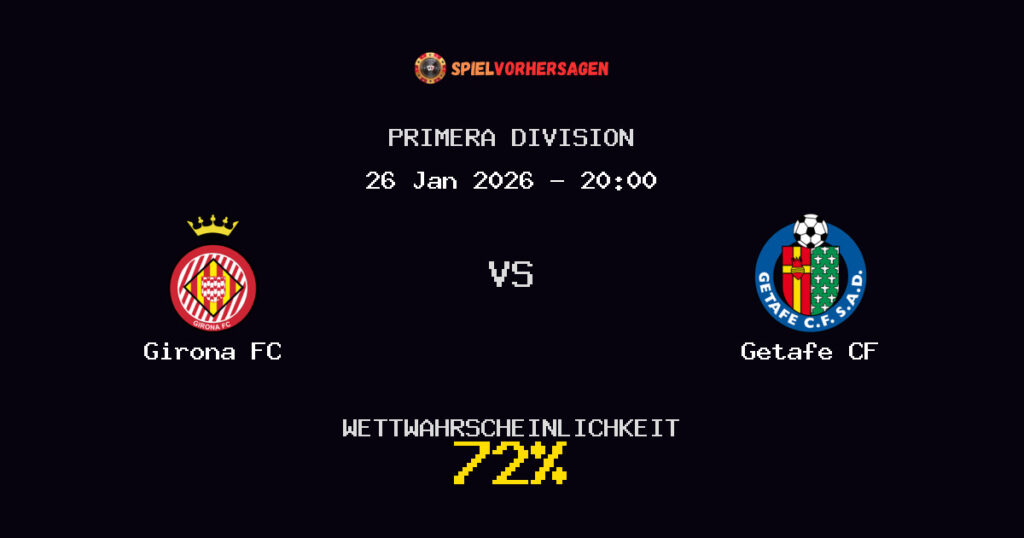 Girona FC vs Getafe CF Spielvorhersage - Primera Division - Wett-Tipps