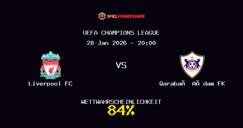 Liverpool FC vs Qarabağ Ağdam FK Spielvorhersage - UEFA Champions League - Wett-Tipps
