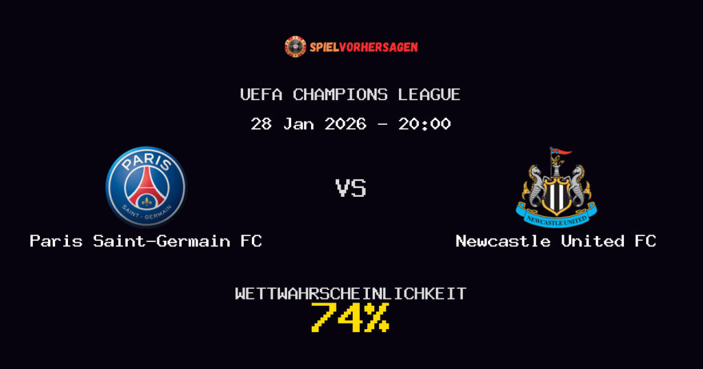 Paris Saint-Germain FC vs Newcastle United FC Spielvorhersage - UEFA Champions League - Wett-Tipps