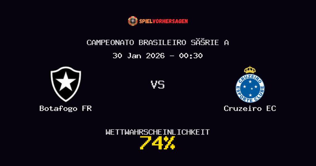 Botafogo FR vs Cruzeiro EC Spielvorhersage - Campeonato Brasileiro Série A - Wett-Tipps