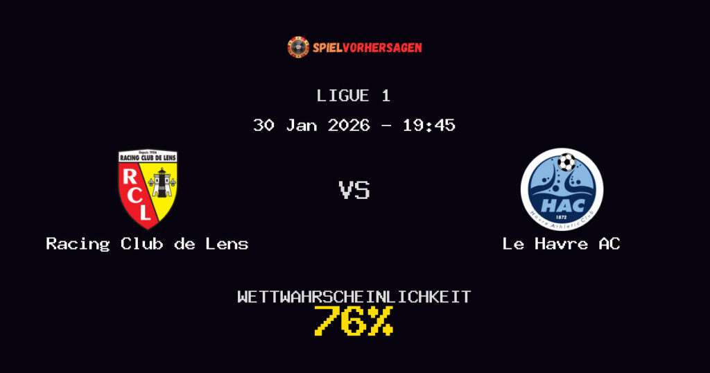 Racing Club de Lens vs Le Havre AC Spielvorhersage - Ligue 1 - Wett-Tipps