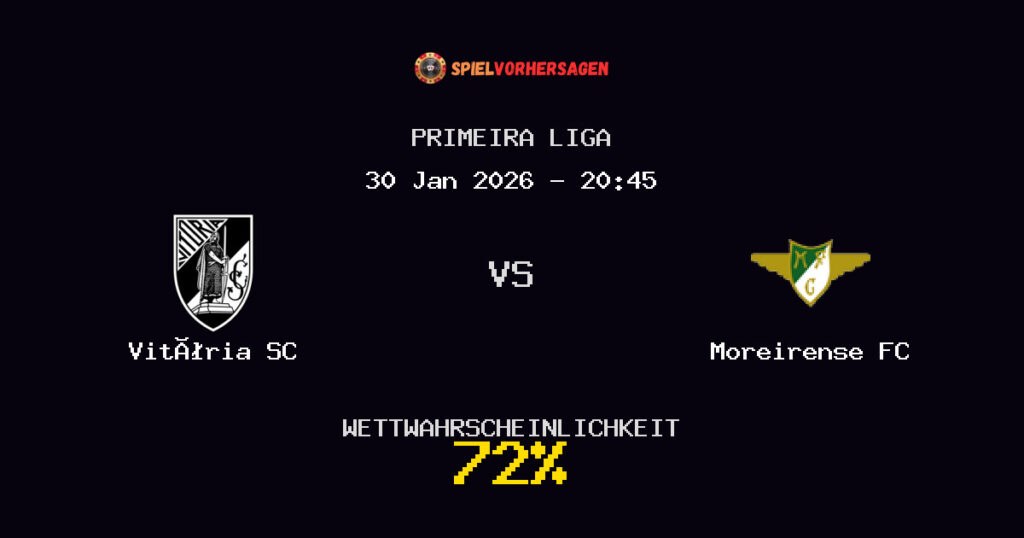 Vitória SC vs Moreirense FC Spielvorhersage - Primeira Liga - Wett-Tipps
