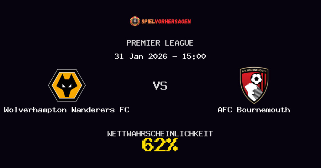 Wolverhampton Wanderers FC vs AFC Bournemouth Spielvorhersage - Premier League - Wett-Tipps