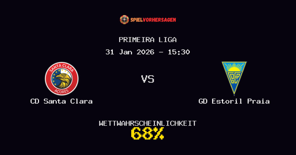 CD Santa Clara vs GD Estoril Praia Spielvorhersage - Primeira Liga - Wett-Tipps