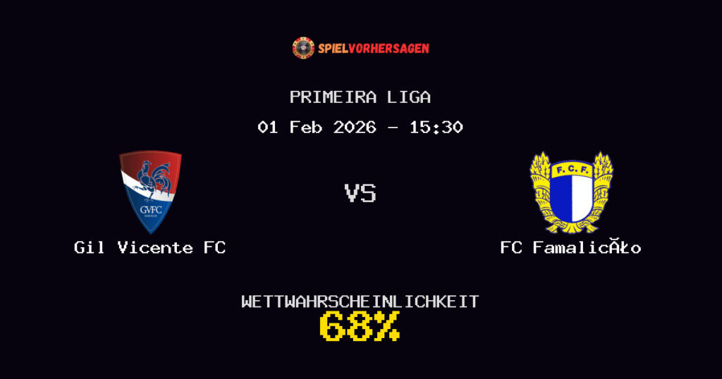 Gil Vicente FC vs FC Famalicão Spielvorhersage - Primeira Liga - Wett-Tipps