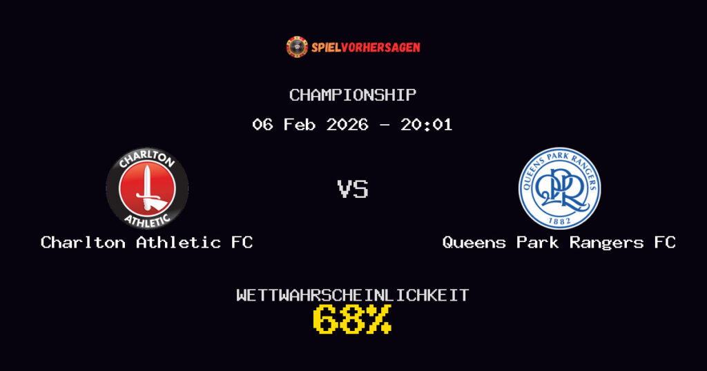 Charlton Athletic FC vs Queens Park Rangers FC Spielvorhersage - Championship - Wett-Tipps