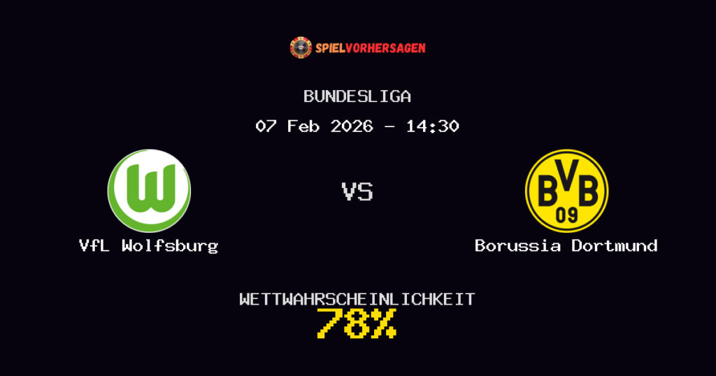 VfL Wolfsburg vs Borussia Dortmund Spielvorhersage - Bundesliga - Wett-Tipps