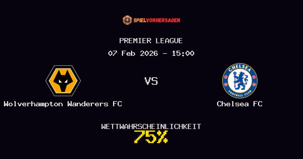 Wolverhampton Wanderers FC vs Chelsea FC Spielvorhersage - Premier League - Wett-Tipps