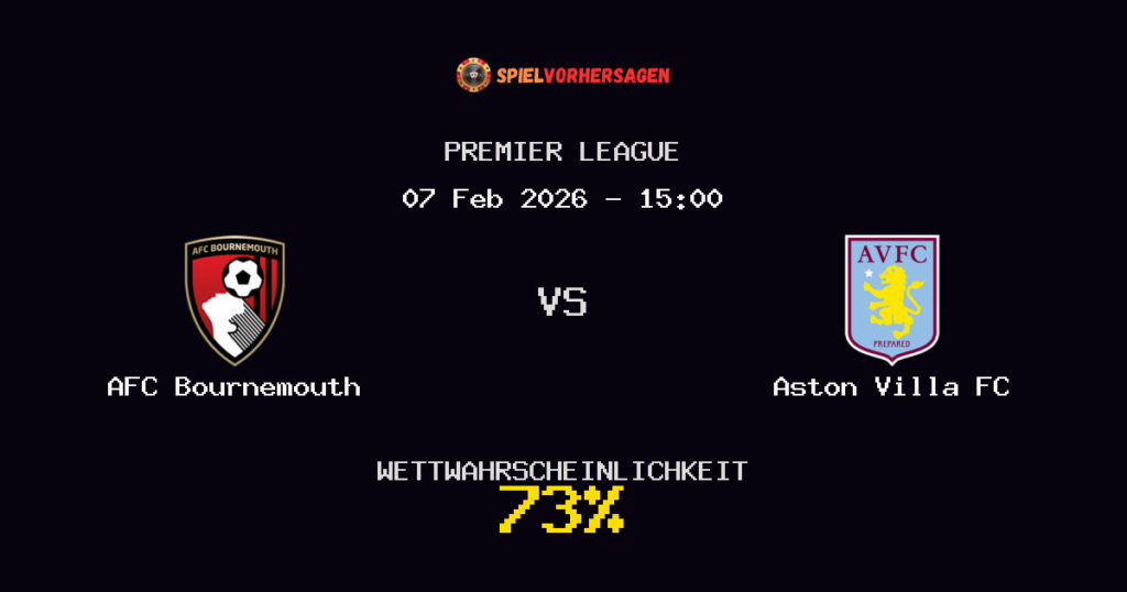 AFC Bournemouth vs Aston Villa FC Spielvorhersage - Premier League - Wett-Tipps