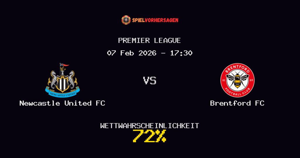 Newcastle United FC vs Brentford FC Spielvorhersage - Premier League - Wett-Tipps