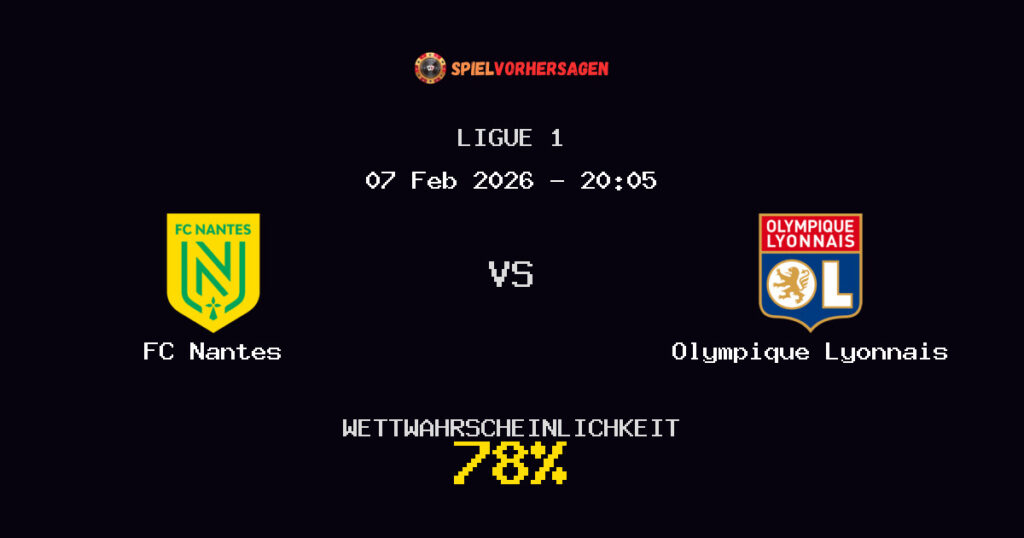 FC Nantes vs Olympique Lyonnais Spielvorhersage - Ligue 1 - Wett-Tipps