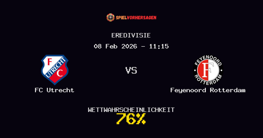 FC Utrecht vs Feyenoord Rotterdam Spielvorhersage - Eredivisie - Wett-Tipps