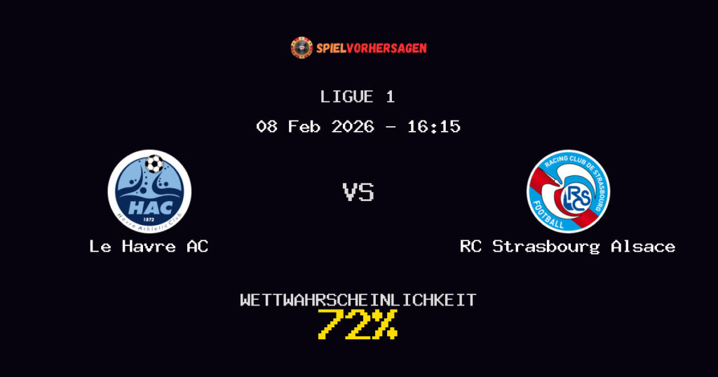 Le Havre AC vs RC Strasbourg Alsace Spielvorhersage - Ligue 1 - Wett-Tipps