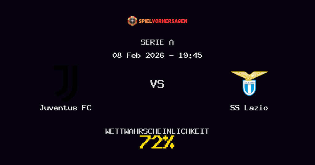 Juventus FC vs SS Lazio Spielvorhersage - Serie A - Wett-Tipps