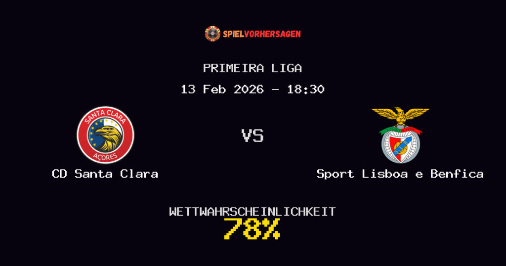 CD Santa Clara vs Sport Lisboa e Benfica Spielvorhersage - Primeira Liga - Wett-Tipps