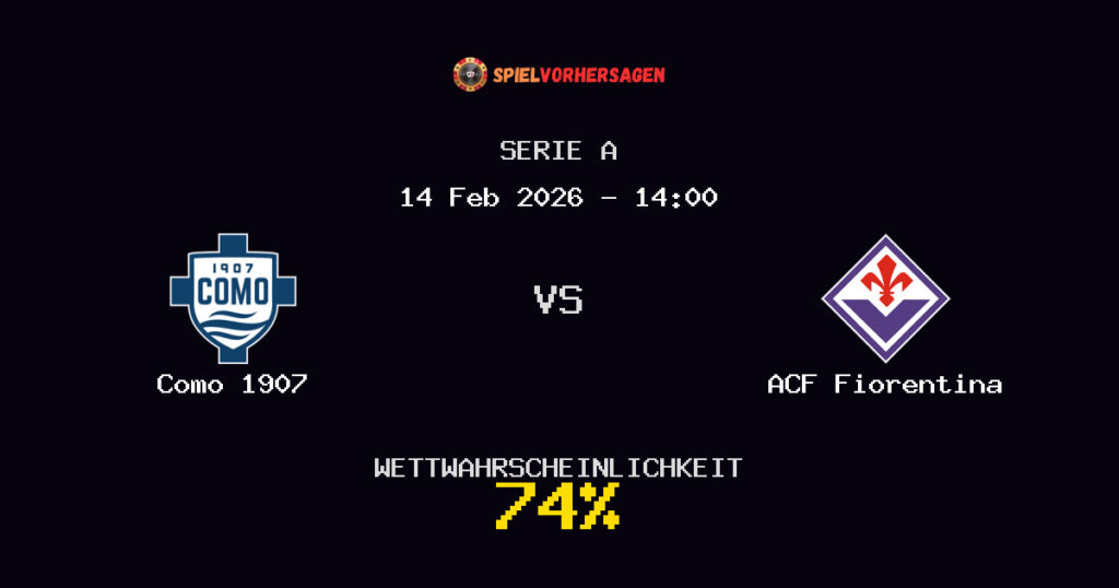 Como 1907 vs ACF Fiorentina Spielvorhersage - Serie A - Wett-Tipps