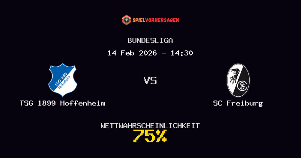 TSG 1899 Hoffenheim vs SC Freiburg Spielvorhersage - Bundesliga - Wett-Tipps