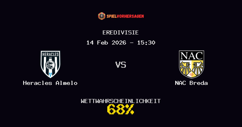 Heracles Almelo vs NAC Breda Spielvorhersage - Eredivisie - Wett-Tipps
