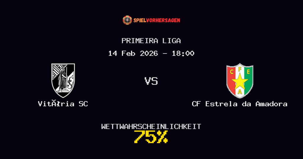 Vitória SC vs CF Estrela da Amadora Spielvorhersage - Primeira Liga - Wett-Tipps