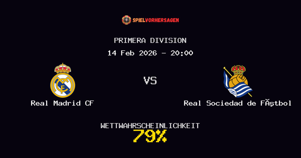 Real Madrid CF vs Real Sociedad de Fútbol Spielvorhersage - Primera Division - Wett-Tipps