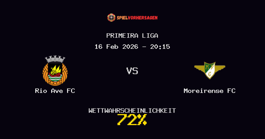 Rio Ave FC vs Moreirense FC Spielvorhersage - Primeira Liga - Wett-Tipps