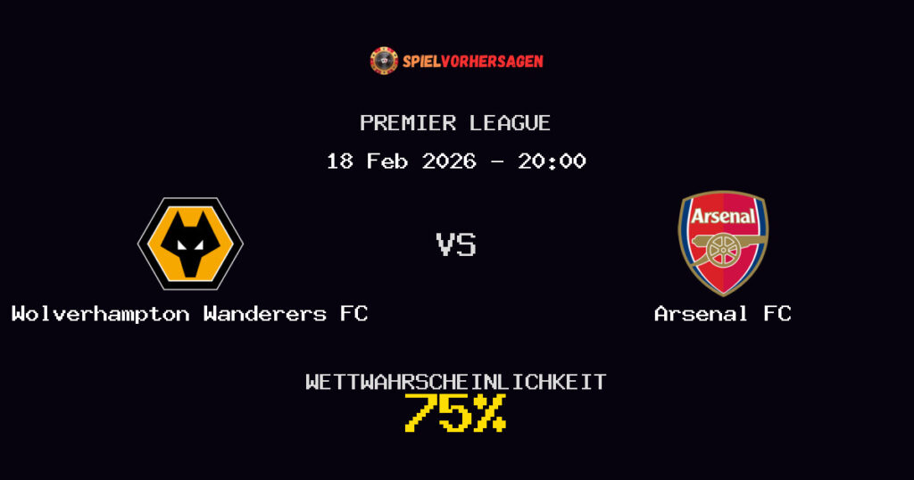 Wolverhampton Wanderers FC vs Arsenal FC Spielvorhersage - Premier League - Wett-Tipps