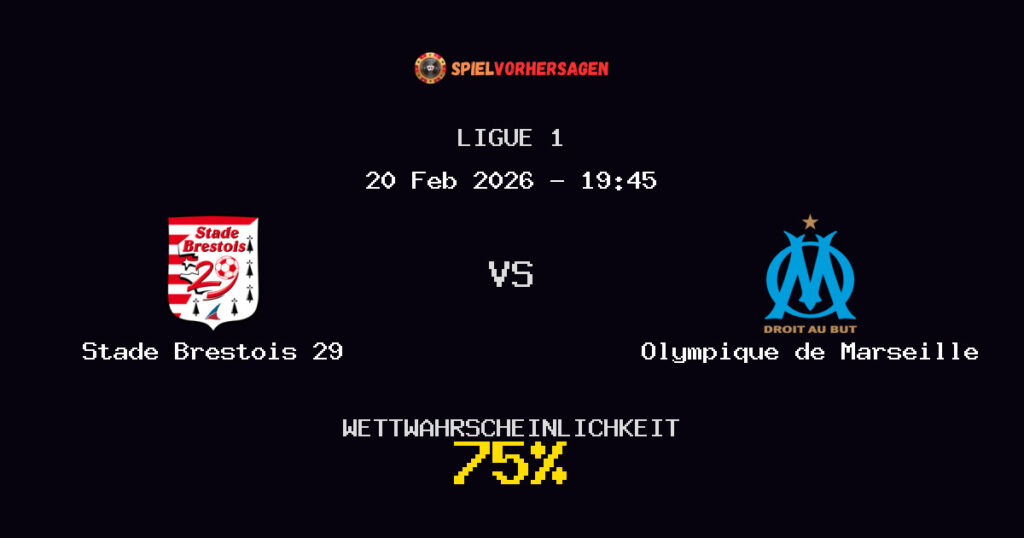 Stade Brestois 29 vs Olympique de Marseille Spielvorhersage - Ligue 1 - Wett-Tipps