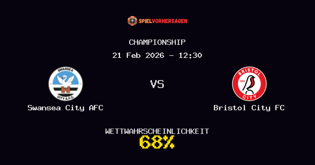 Swansea City AFC vs Bristol City FC Spielvorhersage - Championship - Wett-Tipps
