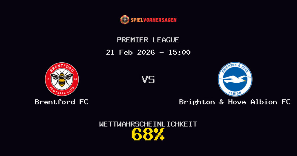 Brentford FC vs Brighton & Hove Albion FC Spielvorhersage - Premier League - Wett-Tipps