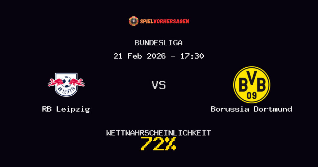 RB Leipzig vs Borussia Dortmund Spielvorhersage - Bundesliga - Wett-Tipps