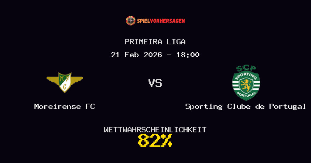 Moreirense FC vs Sporting Clube de Portugal Spielvorhersage - Primeira Liga - Wett-Tipps