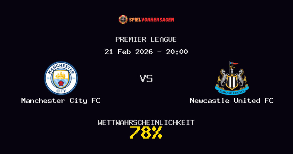 Manchester City FC vs Newcastle United FC Spielvorhersage - Premier League - Wett-Tipps