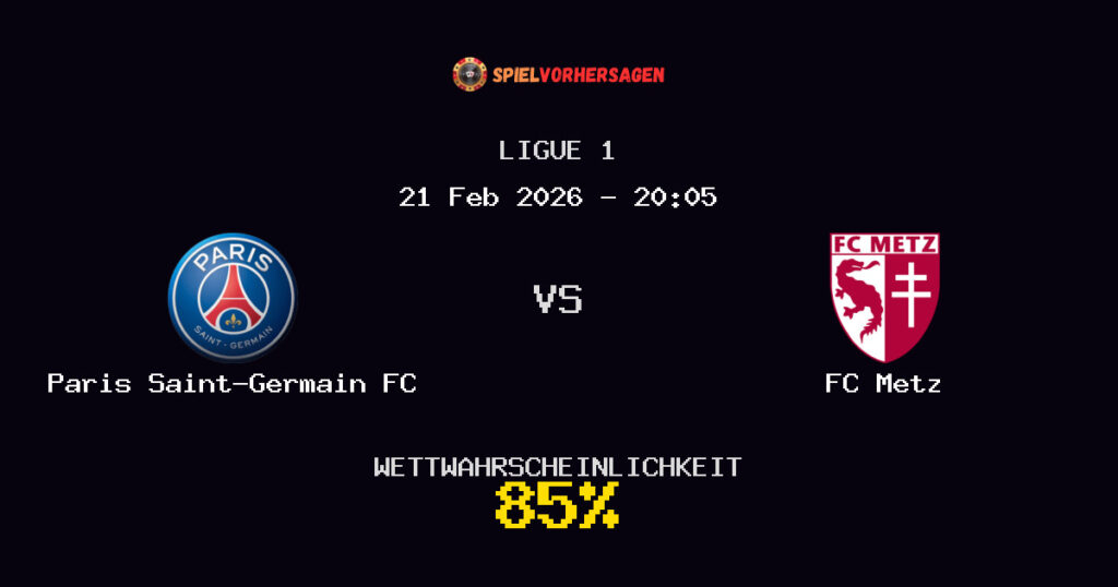 Paris Saint-Germain FC vs FC Metz Spielvorhersage - Ligue 1 - Wett-Tipps