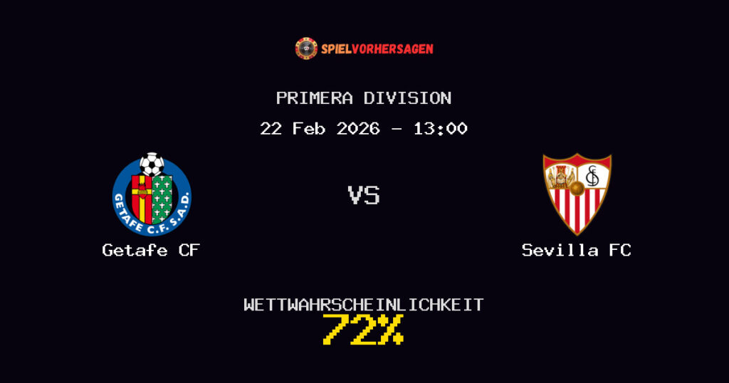 Getafe CF vs Sevilla FC Spielvorhersage - Primera Division - Wett-Tipps