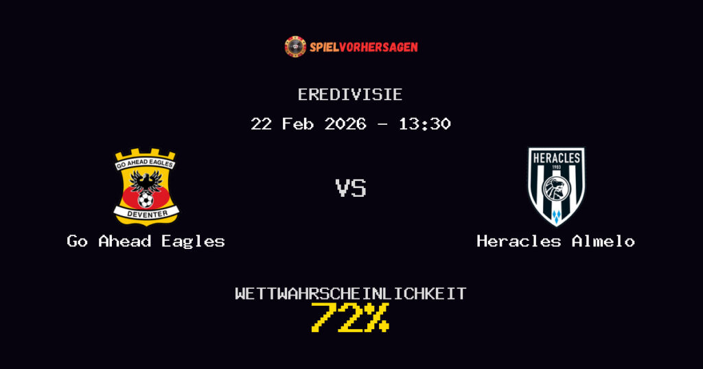 Go Ahead Eagles vs Heracles Almelo Spielvorhersage - Eredivisie - Wett-Tipps