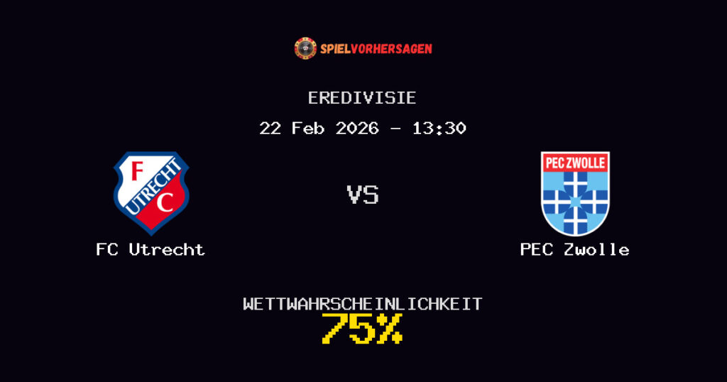 FC Utrecht vs PEC Zwolle Spielvorhersage - Eredivisie - Wett-Tipps