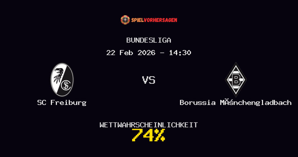 SC Freiburg vs Borussia Mönchengladbach Spielvorhersage - Bundesliga - Wett-Tipps